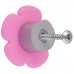 Ручка кнопка В-052 000 цвет сатин/розовый, SM-18495751