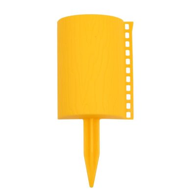 Бордюр декоративный «Пеньки» цвет жёлтый, SM-18525737
