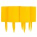 Бордюр декоративный «Пеньки» цвет жёлтый, SM-18525737