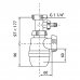 Сифон для раковины Equation без выпуска с отводом для стиральной машины слив d 40 мм, SM-18551071