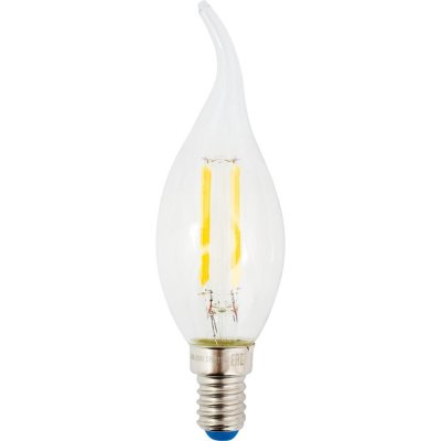Лампа светодиодная Uniel свеча на ветру E14 6 Вт 500 Лм, свет холодный, SM-18578847