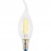 Лампа светодиодная Uniel свеча на ветру E14 6 Вт 500 Лм, свет холодный, SM-18578847