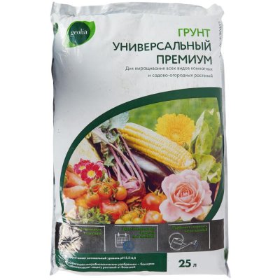 Грунт Geolia Premium «Универсальный» 25 л, SM-18582168