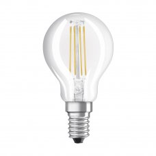 Лампа светодиодная Osram груша E14 4 Вт 470 Лм свет тёплый белый прозрачная