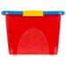 Ящик для игрушек на колесах 600x400x280 см, 44 л цвет красно-синий, SM-18645561