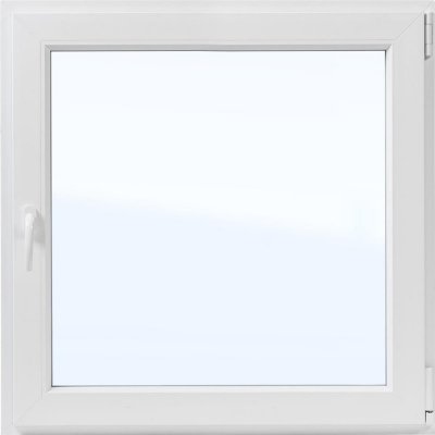 Окно ПВХ одностворчатое 90х90 см поворотно-откидное правое, SM-18663021