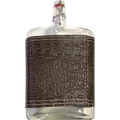 Бутыль «Викинг» 1.75 л в кожаном чехле, с бугельной пробкой, SM-18665271