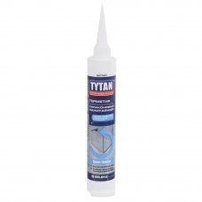 Герметик Tytan Professional силиконовый санитарный цвет белый, 80 мл
