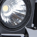 Трековый светильник светодиодный 9 Вт, 3 м², цвет черный, SM-18710545