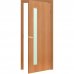 Дверь межкомнатная Медио остеклённая ламинация цвет миланский орех 80x200 см, SM-18729481