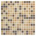 Мозаика 32.7х32.7 см керамическая, цвет коричневый, SM-18731549
