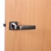 Ручка дверная на розетке ORION QR/HD GR/CP-23, цвет графит/хром, SM-18763831