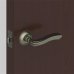 Ручка дверная на розетке VENTO ML/HD ABG-6, цвет зеленая бронза, SM-18763920