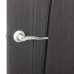 Ручка дверная на розетке Модена, цвет белый/хром, SM-18771663