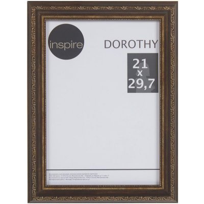 Рамка Inspire "Dorothy" цвет коричневый размер 21х29,7, SM-18784456