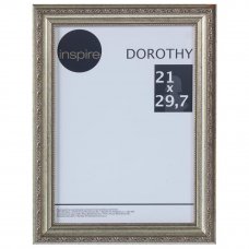 Рамка Inspire "Dorothy" цвет серебряный размер 21х29,7