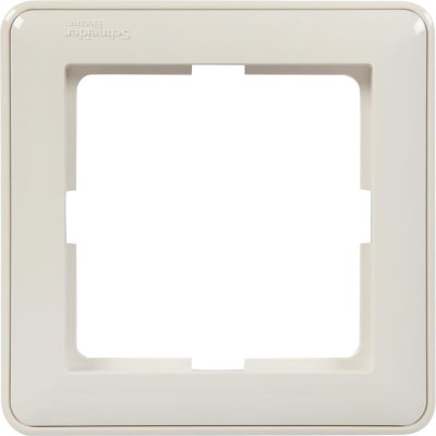 Рамка для розеток и выключателей Schneider Electric W59 1 пост, цвет белый, SM-18799156