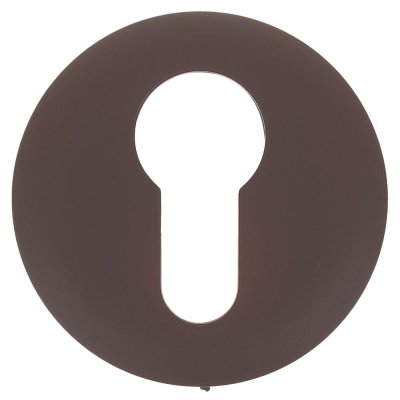 Накладка дверная Фабрика замков P 1 ET, цвет матовый коричневый, SM-18809609
