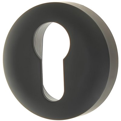 Накладка дверная Фабрика замков P 1 ET, цвет матовый чёрный, SM-18809617
