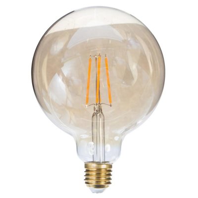 Лампа светодиодная Uniel Vintage шар E27 8 Вт 680 Лм свет тёплый белый, SM-18843794