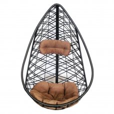 Кресло подвесное «Кения», цвет коричневый (без опоры)