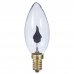 Лампа накаливания Uniel E14 220-240 В 3 Вт свеча с эффектом пламени, SM-18864923