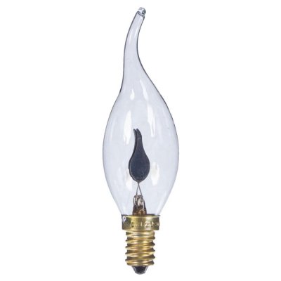 Лампа накаливания Uniel E14 220-240 В 3 Вт свеча на ветру с эффектом пламени, SM-18864931