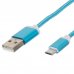 Кабель Oxion USB microUSB 1.5 м, цвет синий, SM-18873310