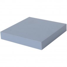 Полка мебельная прямая 230x230x38 мм, МДФ, цвет голубой