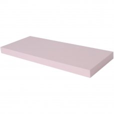 Полка мебельная прямая 600x235x38 мм, МДФ, цвет розовый