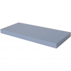 Полка мебельная прямая 600x235x38 мм, МДФ, цвет голубой