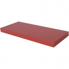 Полка мебельная прямая 800x230x38 мм, МДФ, цвет красный