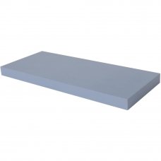 Полка мебельная прямая 800x230x38 мм, МДФ, цвет голубой