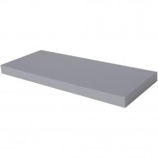 Полка мебельная прямая 600x235x38 мм, МДФ, цвет серый