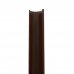 Желоб полукруглый 2000 D125 мм цвет коричневый, SM-81930974