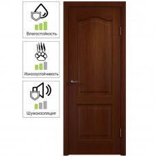Дверь межкомнатная Антик глухая ПВХ цвет итальянский орех 60x200 см
