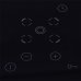 Варочная панель электрическая HANSA BHC66706 4 конфорки, 57,5х51,8 см, цвет чёрный, SM-81948598