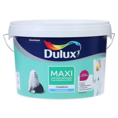 Шпатлёвка мелкозернистая Dulux 5 кг, SM-81950493