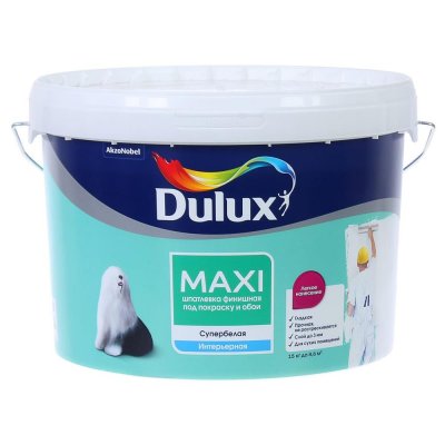 Шпатлёвка мелкозернистая Dulux 15 кг, SM-81950494