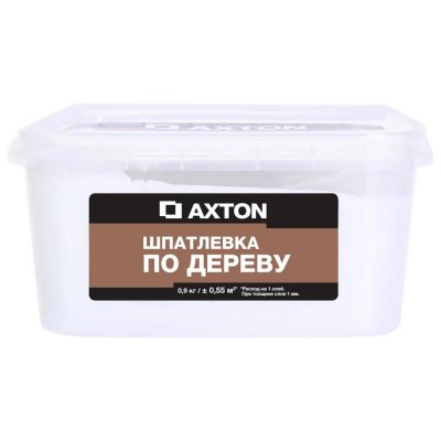 Шпатлёвка Axton для дерева 0,9 кг цвет белый, SM-81950909