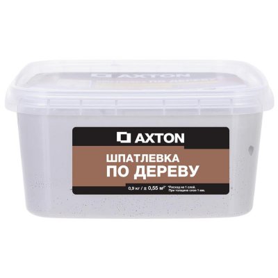 Шпатлёвка Axton для дерева 0,9 кг тач, SM-81950912