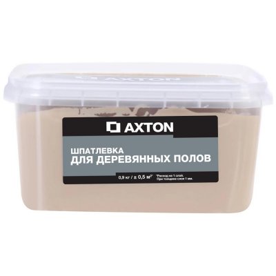 Шпатлёвка Axton для деревянных полов 0,9 кг белое масло, SM-81950917