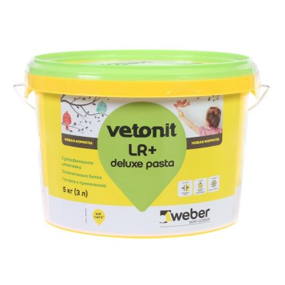 Шпаклёвка готовая Weber vetonit pasta 5 кг, SM-81952504