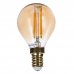 Лампа светодиодная Gauss Filament Globe E14 5 Вт 400 Лм свет тёплый белый, SM-81952932