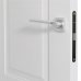 Дверь межкомнатная Британия глухая эмаль цвет белый 60x200 см (с замком), SM-81953995