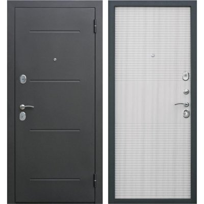 Дверная металлическая Гарда 7.5 муар 960 мм правая, цвет дуб сонома, SM-81960623