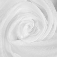 Тюль однотонная «Кристаллон» 280 см цвет белый