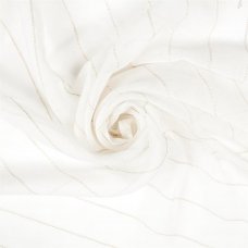 Тюль «Полосы» 280 см цвет белый