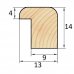 Профиль окантов. 13х14,сращ.,б/с,L=2,2м, SM-81960923
