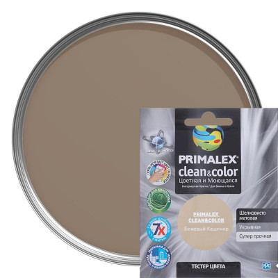 Тестер Primalex Clean&Color 40 мл Бежевый кашемир, SM-81962712